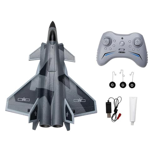 harayaa FX9630 RC Flugzeug J20 Fighter Mehrzweckgeschenke 4-Kanal RC Flugzeug Spielzeug für Kinder Anfänger von harayaa