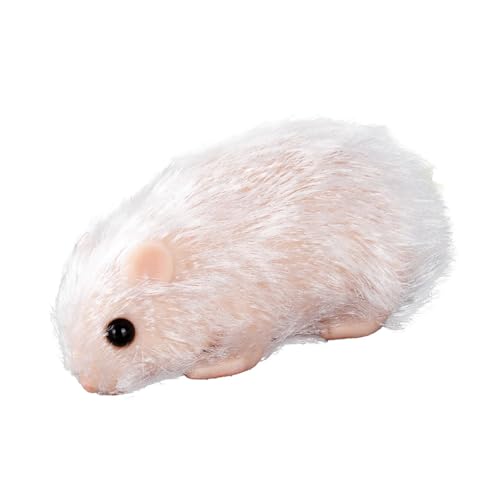 harayaa Hamster Spielzeug Kinder Realistische Maus Spielzeug Kinder Simulation Ratte Spielzeug für Ornament, Weiß von harayaa