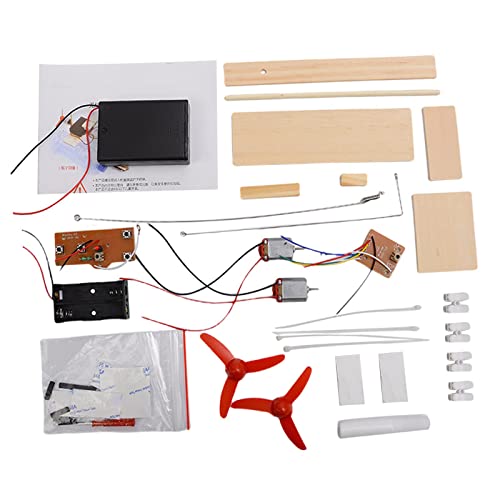 harayaa Holz DIY RC, Lernen Pädagogisches Spielzeug Wissenschaft Puzzle Montage Gebäude Kit Spielzeug von harayaa