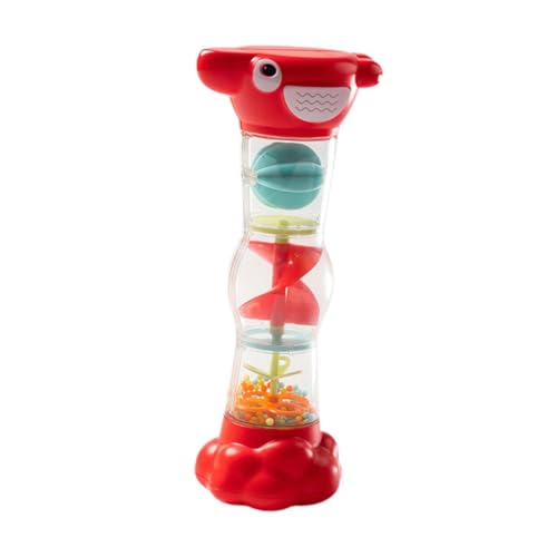 harayaa Kleinkinder Regen Sound Shaker Spielzeug 9,4x3,9 Zoll Zubehör Pädagogisches Sand Timer Rassel, Rot harayaa Kleinkinder Regen Sound Shaker Spielzeug 9,4x3,9 Zoll Zubehör Pädagogisches Sand Timer Rassel, Rot von harayaa