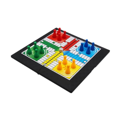 harayaa Ludo Brettspiel für Mehrere Spieler, Reise Und Familienspiel für Alle Altersgruppen, Partyspielzeug für Teenager von harayaa