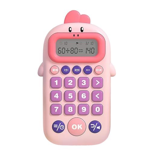 harayaa Mathe Spiel, Elektronischer Taschenrechner, Multiplikation, Division, Mathe Spielzeug, Lernspielzeug für Kinder Im Alter von, Rosa harayaa Mathe Spiel, Elektronischer Taschenrechner, Multiplikation, Division, Mathe Spielzeug, Lernspielzeug für Kinder Im Alter von, Rosa von harayaa