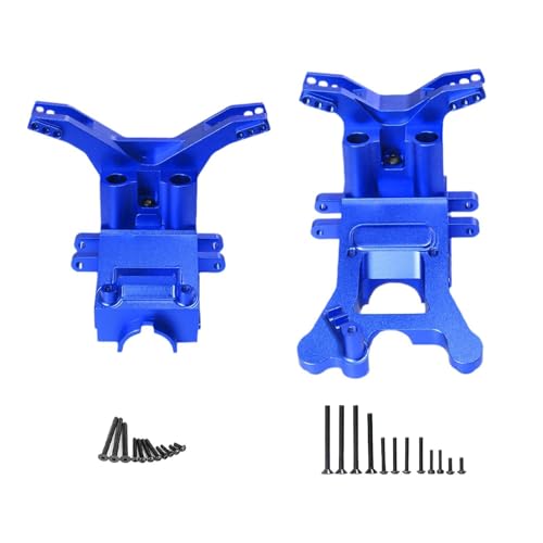 harayaa Metallische Abdeckung für Differentialgehäuse, Teil für 1/10 1/8 RC Fahrzeug, Einfache Montage, Blau von harayaa