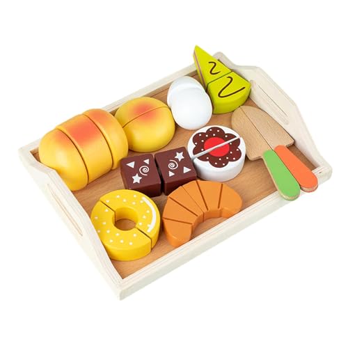 harayaa Mini Brot, Küchennahrungsmittel, Brot für Puppenhaus, Obstbrot, Modell, Puppenhausdekoration, Spiellebensmittel für Bäckerei, Wohnzimmerdekor von harayaa