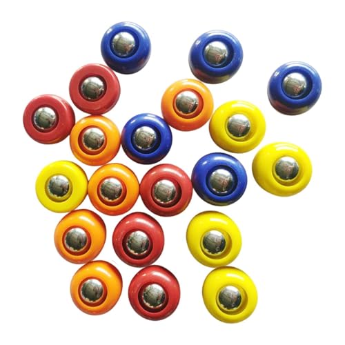 harayaa Mini Pucks für Tischspiele Und Shuffleboard Ausrüstung, 20 Stück 2 X 1.56 cm von harayaa