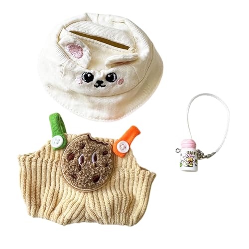 harayaa Mini Puppenhosen Kleidungsset, Mädchen Puppenkleidung, Puppenzubehör Outfits, Kleidungszubehör, Puppen Outfits für Anhängerpuppe, Keksflaschen-Set harayaa Mini Puppenhosen Kleidungsset, Mädchen Puppenkleidung, Puppenzubehör Outfits, Kleidungszubehör, Puppen Outfits für Anhängerpuppe, Keksflaschen-Set von harayaa