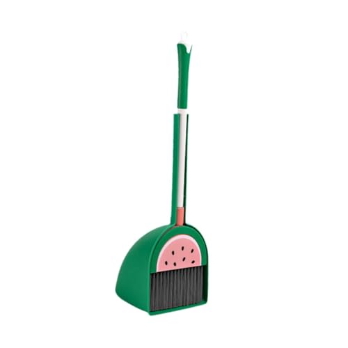 harayaa Mini Und Dustpan Set für Kinder, Kleinkinderbesen, Spielzeugspielspielzeug, Cartoon Kinderreinigungsset für 3 6 Spielen, Wassermelonengrün von harayaa