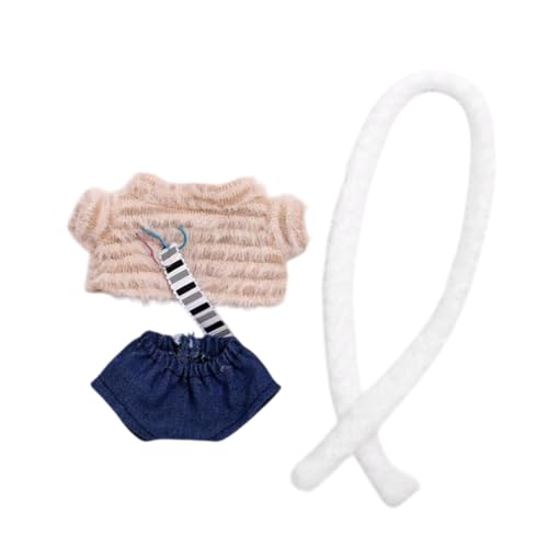 harayaa Modische Puppenkleidung für 15 cm bis 17 cm Große Puppen, Foto Requisiten, Süßes Outfit für Puppen, Spielzeug für 5,91 bis 6,69 Zoll Große Puppen, Ohne Hut von harayaa