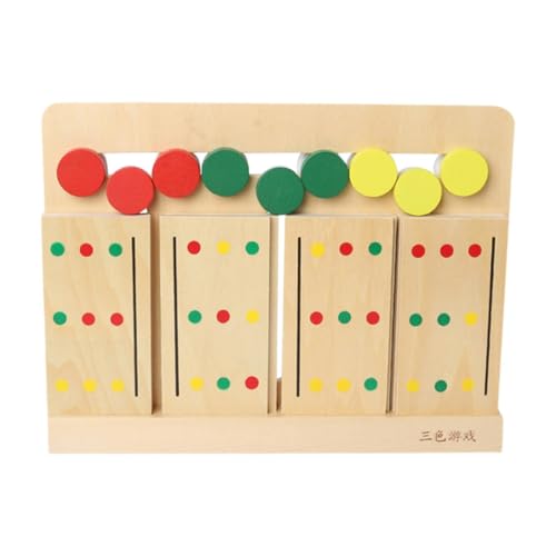 harayaa Montessori Holz Farbanpassungs Puzzle Brett, Lernspielzeug für Kinder, Holz Puzzle Sortierspiel von harayaa