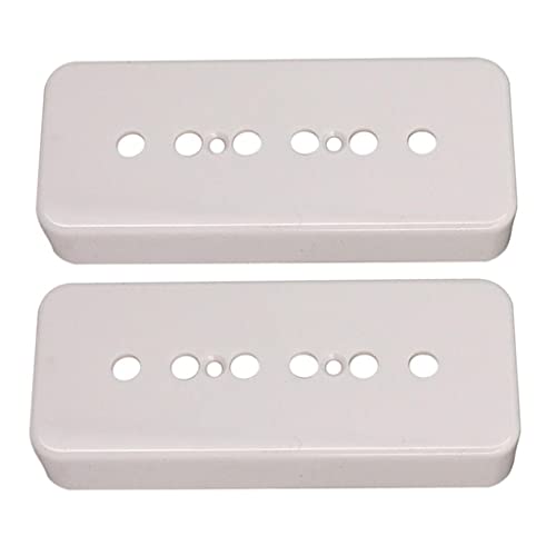 harayaa P90 Sopabar Pickup Covers 50/52mm für Gitarrenparts, Weiß von harayaa