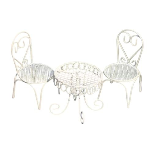 harayaa Puppenhausmöbel Set, Puppenhauszubehör, Minitisch, Stühle, Dekoratives Modell, Moderne Foto Requisiten, Spielzeug, Beige harayaa Puppenhausmöbel Set, Puppenhauszubehör, Minitisch, Stühle, Dekoratives Modell, Moderne Foto Requisiten, Spielzeug, Beige von harayaa