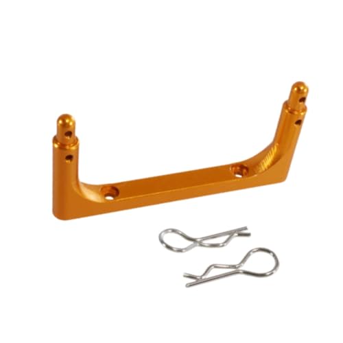 harayaa RC Car Front Body Säule RC -Auto -Upgrade -Zubehör mit Schrauben Heavy Duty Shock -Halterung für 14303 H14mk Teile 14301 14302, Golden von harayaa