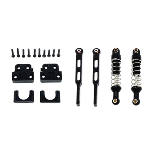 harayaa RC-Stoßdämpfer hinten, Montagezubehör, 1/12, DIY-Zubehör, RC-Auto-Upgrade, LKW-Schrauben, Hinterachs-Spurstangen für 82, Schwarz harayaa RC-Stoßdämpfer hinten, Montagezubehör, 1/12, DIY-Zubehör, RC-Auto-Upgrade, LKW-Schrauben, Hinterachs-Spurstangen für 82, Schwarz von harayaa