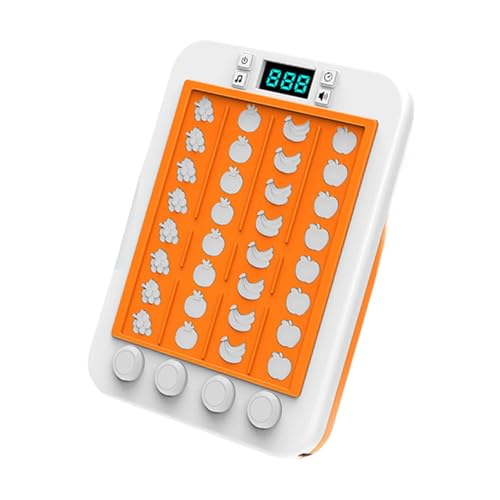 harayaa Rhythmus Spielzeug Finger Druck Tanz Spielzeug Feinmotorik Handheld Tanz Spiel Maschine Kinder Puzzle Spiel für Kinder Kinder, Orange von harayaa