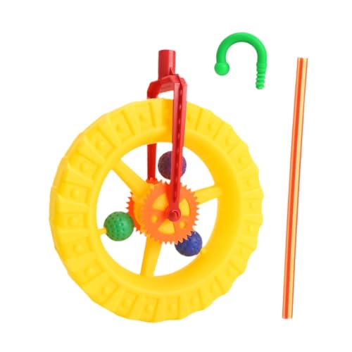 harayaa Schiebe-Laufrad-Spielzeug, Schiebe-Spielzeug zum Laufen, Vorschul-Lernen, Schiebe- und Zieh-Spielzeug für Kinder im Alter von 1–3 Jahren, Jungen und, Gelb von harayaa