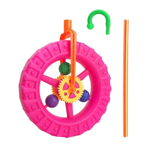 harayaa Schiebe-Laufrad-Spielzeug, Schiebe-Spielzeug zum Laufen, Vorschul-Lernen, Schiebe- und Zieh-Spielzeug für Kinder im Alter von 1–3 Jahren, Jungen und, Rot von harayaa