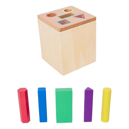 harayaa Sensorisches Spielzeug aus Holz zum Sortieren von Farben und Formen, Form von harayaa