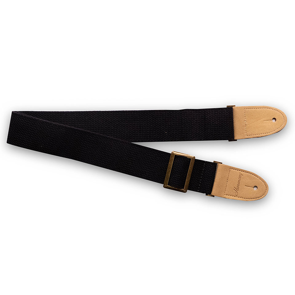 Harmony Cotton Strap Black Gitarrengurt von harmony