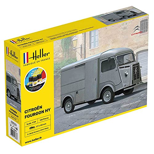 Heller 56768 Citroen Fourgon HY Modellbausatz, grau von heller