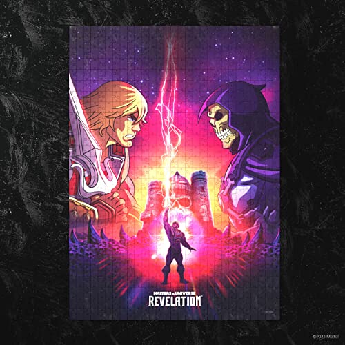 heo GmbH HEO01006 Masters of The Universe: Revelation He-Man and Skeletor (1000 Teile) Böse Puzzle, Mehrfarbig von heo GmbH