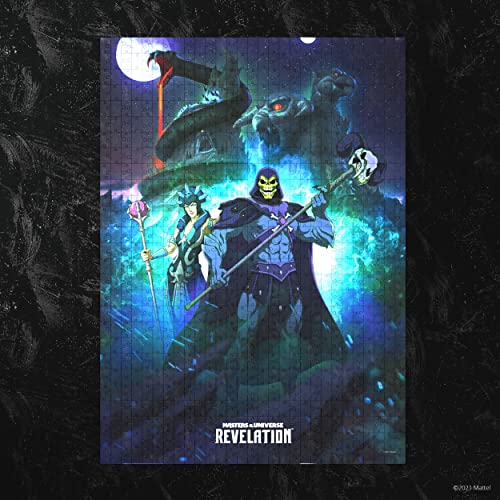 heo GmbH HEO01008 Masters of The Universe: Revelation Skeletor and Evil-Lyn (1000 Teile) Skelett Puzzle, Mehrfarbig von heo GmbH