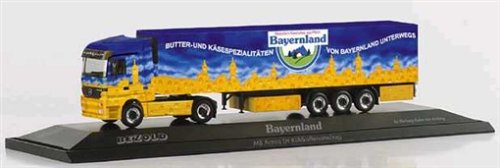 120401 - Herpa - MB Actros LH Kühlkoffer-Sattelzug - Bayernland ,PC von herpa