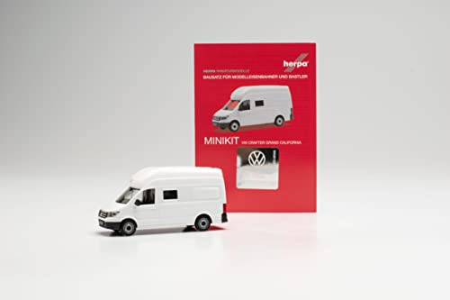 Herpa 013888 H0 Volkswagen Crafter Grand California, Divers, Weiß von herpa