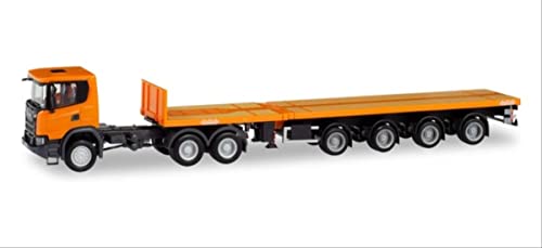 Herpa 311403 H0 Scania CG Teletrailer Sattelzug von herpa