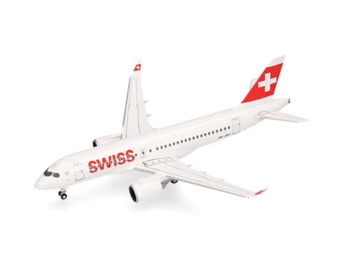 Herpa 558471-002 - 1/200 Swiss International Air Lines Airbus A220-100 - Neu von herpa