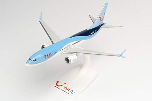 Herpa 612760 TUIfly Germany Boeing 737 Max 8 – D-AMAX „Mallorca“ in Miniatur zum Basteln Sammeln und als Geschenk, Mehrfarbig von herpa