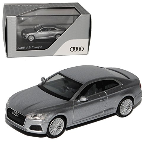 Herpa A-U-D-I A5 II Coupe Florett Silber 2. Generation Ab 2016 H0 1/87 Modell Auto mit individiuellem Wunschkennzeichen von herpa