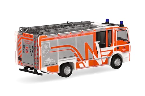 Herpa LKW Modell Man TGM CC Ziegler Z-Cab Feuerwehr Wiesbaden (Hessen/Wiesbaden), Miniatur im Maßstab 1:87, Sammlerstück, Made in Germany, Kunststoff von herpa