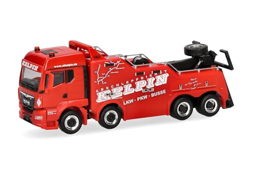 Herpa LKW Modell Man TGS TM EMPLWrecker KELPIN (Sachsen/Geilsdorf), Miniatur im Maßstab 1:87, Sammlerstück, Made in Germany, Kunststoff von herpa