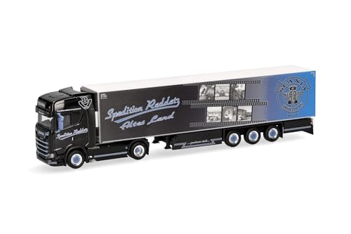 Herpa LKW Modell Scania CS 20 HD Kühlkoffer-Sattelzug Spedition Raddatz (Niedersachsen/Jork), Miniatur im Maßstab 1:87, Sammlerstück, Made in Germany, Kunststoff von herpa