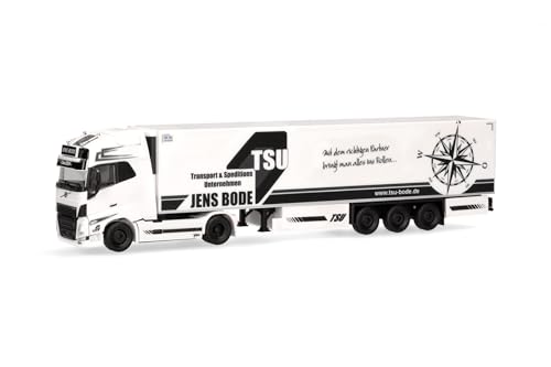 Herpa LKW Modell Volvo FH Gl. XL 2020 Kühlkoffer-Sattelzug TSU Bode (Mecklenburg-Vorpommern/Bützow), Miniatur im Maßstab 1:87, Sammlerstück, Made in Germany, Kunststoff von herpa