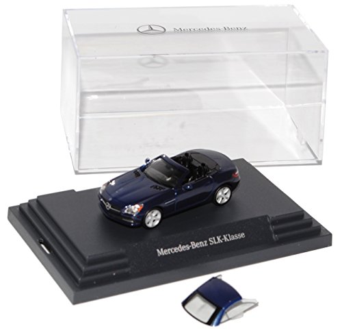 Herpa Mercedes-Benz SLK Cabrio Mit Hard Top Cavansit Blau Ab 2011 R172 Ho H0 1/87 Modellauto Modell Auto von herpa