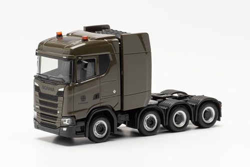 Herpa LKW Modell Scania CS 20 ND Schwerlastzugmaschine „Bundeswehr, Miniatur im Maßstab 1:87, Sammlerstück, Made in Germany, Kunststoff von herpa