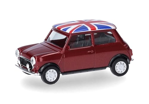 Herpa Modellauto Mini Mayfair Rechtslenker mit 2 Zusatzscheinwerfern und zweiteiligem Grill, Miniatur im Maßstab 1:87, Sammlerstück, Made in Germany, Modell aus Kunststoff von herpa