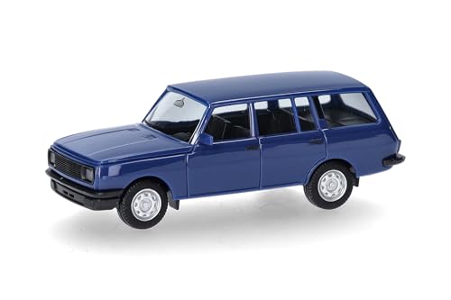 Herpa Modellauto Wartburg Tourist `84, neptunblau, Miniatur im Maßstab 1:87, Sammlerstück, Made in Germany, Modell aus Kunststoff Herpa Modellauto Wartburg Tourist `84, neptunblau, Miniatur im Maßstab 1:87, Sammlerstück, Made in Germany, Modell aus Kunststoff von herpa