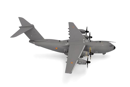 Herpa Modellflugzeug Belgian Air Component Airbus A400M Atlas - 20th SQN, 15th Air TW, Melsbroek AB - CT-02 Miniatur im Maßstab 1:200, Sammlerstück, Flugzeug Modell ohne Standfuß, Metall Herpa Modellflugzeug Belgian Air Component Airbus A400M Atlas - 20th SQN, 15th Air TW, Melsbroek AB - CT-02 Miniatur im Maßstab 1:200, Sammlerstück, Flugzeug Modell ohne Standfuß, Metall von herpa