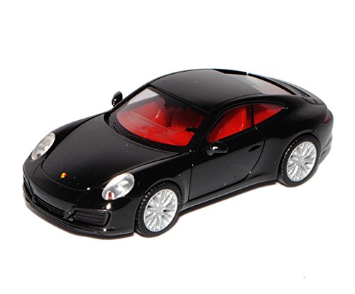 Herpa Porsche 911 991 Carrera 2 S Coupe Schwarz Modell Ab 2012 Ab Facelift 2015 H0 1/87 Modell Auto mit individiuellem Wunschkennzeichen von herpa