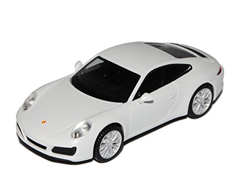 Herpa Porsche 911 991 Carrera 2 S Coupe Weiss Modell Ab 2012 Ab Facelift 2015 H0 1/87 Modell Auto von herpa