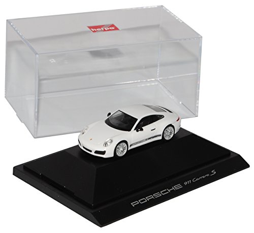 Herpa Porsche 911 991 Carrera S Coupe Weiss Modell Ab 2012 Ab Facelift 2015 H0 1/87 Modell Auto von herpa