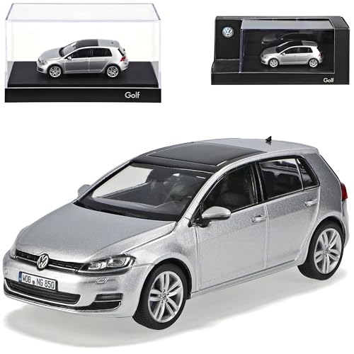 Herpa Volkwagen Golf VII 7 5 Türer Silber Ab 2012 1/43 Modell Auto von herpa