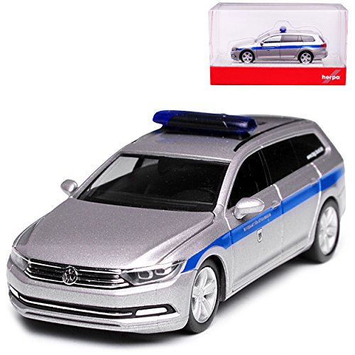 Herpa Volkwagen Passat B8 Variant Kombi Bag Silber Ab 2014 H0 1/87 Modell Auto mit individiuellem Wunschkennzeichen von herpa