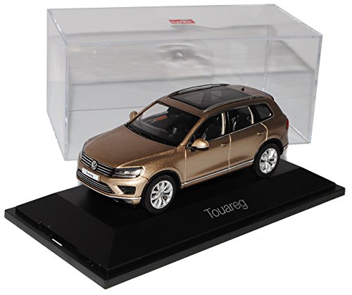 Herpa Volkwagen Touareg II Beige Ab Modell 2010 Ab Facelift 2014 1/43 Modell Auto von herpa