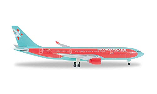 Herpa Windrose Airlines Airbus A330-200 Miniaturfahrzeug, 529075 von herpa