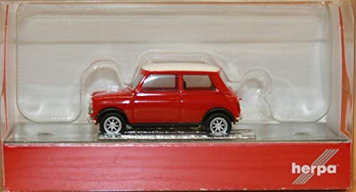 Mini Cooper mit Zusatzscheinwerfern in Miniatur zum Basteln Sammeln und als Geschenk von herpa