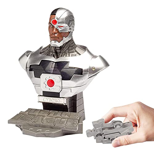 Herpa Puzzle Fun 3D 80657230 - Cyborg (Justice League) 3D-Puzzle-Figur zum Basteln und Spielen von herpa