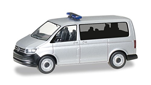 herpa 012911 Volkswagen MiniKit: VW T6 Bus, silbermetallic, Metallic, Silber von herpa